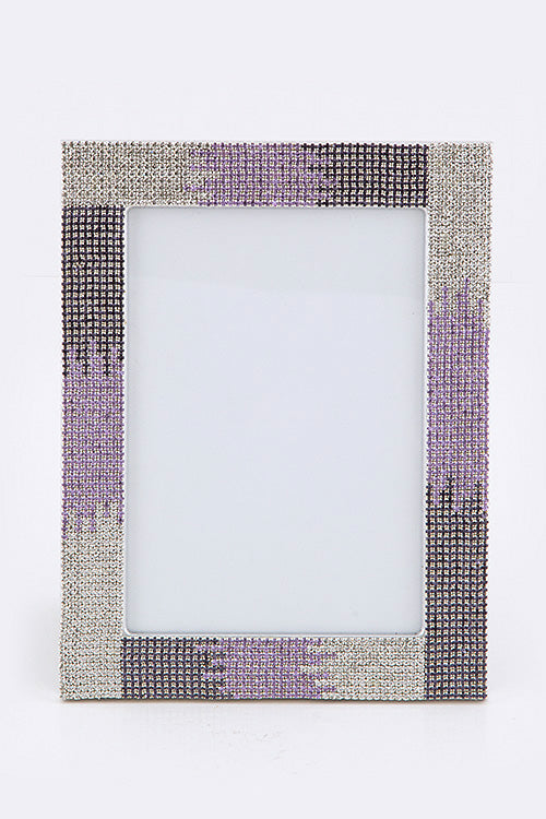 Small Ombre Crystal Picture Frame