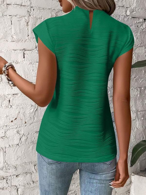 Terri Cap Sleeve Shirt - Rebel K Collective