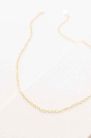 18K gold over sterling silver necklace