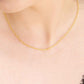 Gold heart necklace