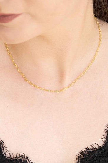 Gold heart necklace