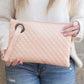 Quilted Wristlet Clutch