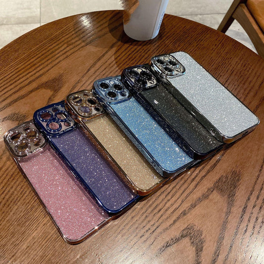 Pupil Eye Electroplating Glitter Mobile Phone Case Transparent Drop-proof - Rebel K Collective