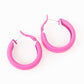 vibrant hoop earrings