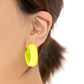 summer hoop earrings