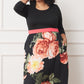 Plus Curved Hem Band Midi Dress