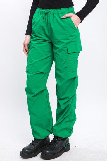 Loose Fit Parachute Cargo Pants - Rebel K Collective