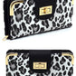 Fashion Turn Lock Crossbody Wallet