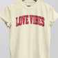 Retro Love Vibes Valentines Day, Garment Dye Tee