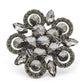 Crystal Flower Statement Stretch Ring