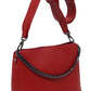 IZA CO Chain Link Crossbody Bag