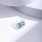 Fashion Popular Resin Dried Flower Ring