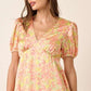 Puff sleeve summer dress