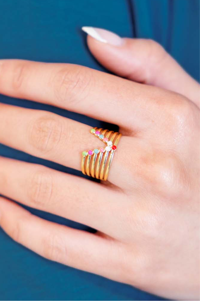 Color In The Lines Ring