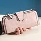 Pink PU Leather Multi-function Long Wallet