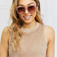 Square Metal-Plastic Hybrid Temple Sunglasses