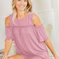 Cold shoulder t-shirt
