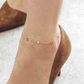 Starry Eyed Rhinestone Anklet