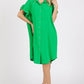 Button-down dress with pockets