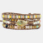 Handmade Triple Layer Beaded Bracelet