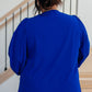 What Do You Say Balloon Sleeve Blouse