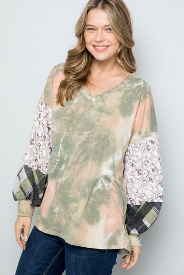 Trendy tie-dye tops for women