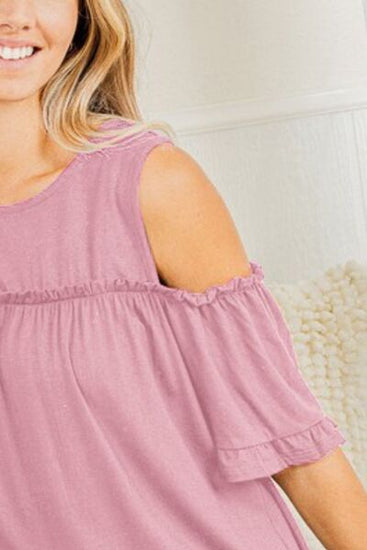 Women's frill top