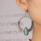 Boho distressed feather circle earrings - Rebel K Collective