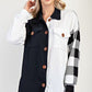 Casual plaid shirt jacket