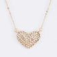 Crystal Heart Pendant Necklace Set - Rebel K Collective
