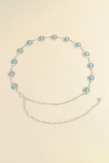 Vintage Turquoise Alloy Belt - Rebel K Collective