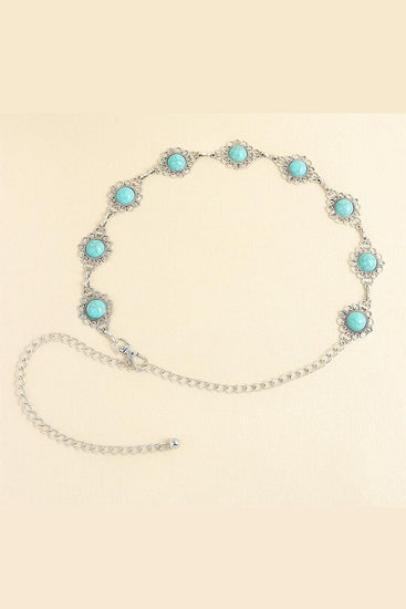 Vintage Turquoise Alloy Belt - Rebel K Collective