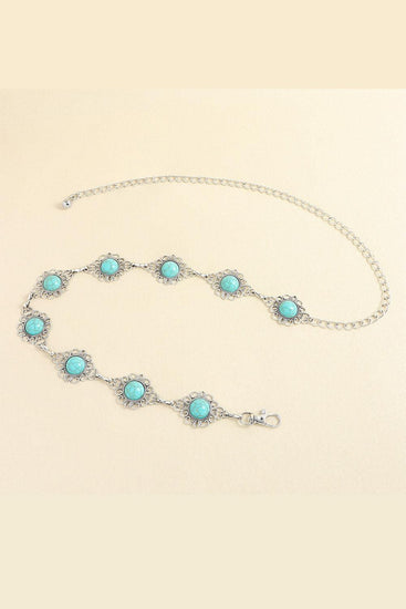 Vintage Turquoise Alloy Belt - Rebel K Collective