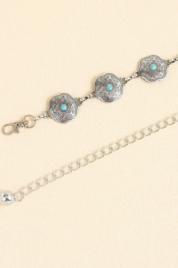 Vintage Turquoise Alloy Belt - Rebel K Collective